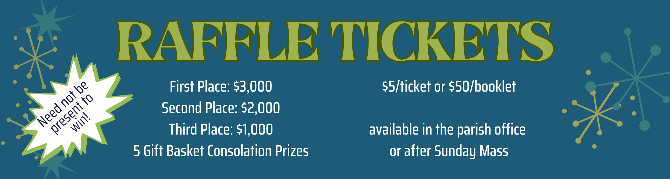 Raffle Tickets  English