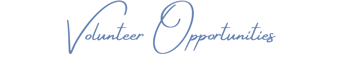 Volunteer Opportunities