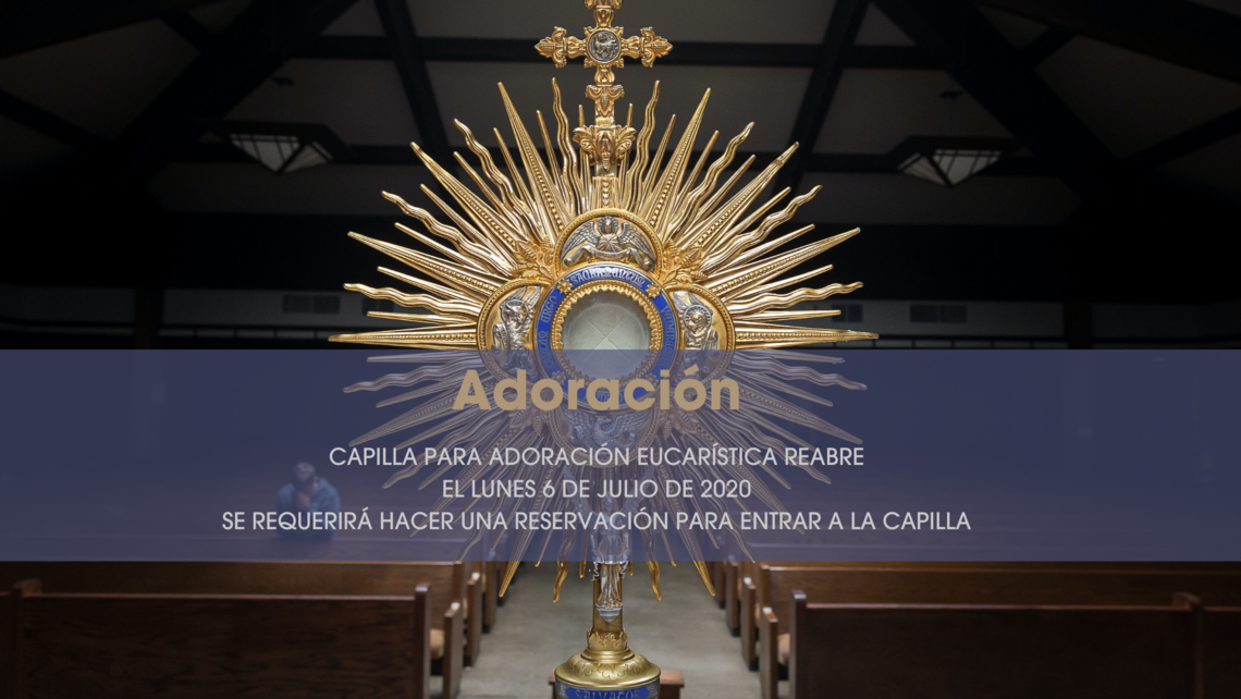 Adoration Chapel Reopens - Spanish