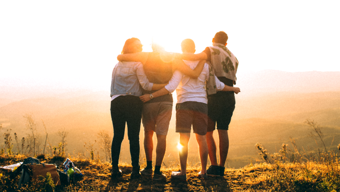 Hugging Sunset