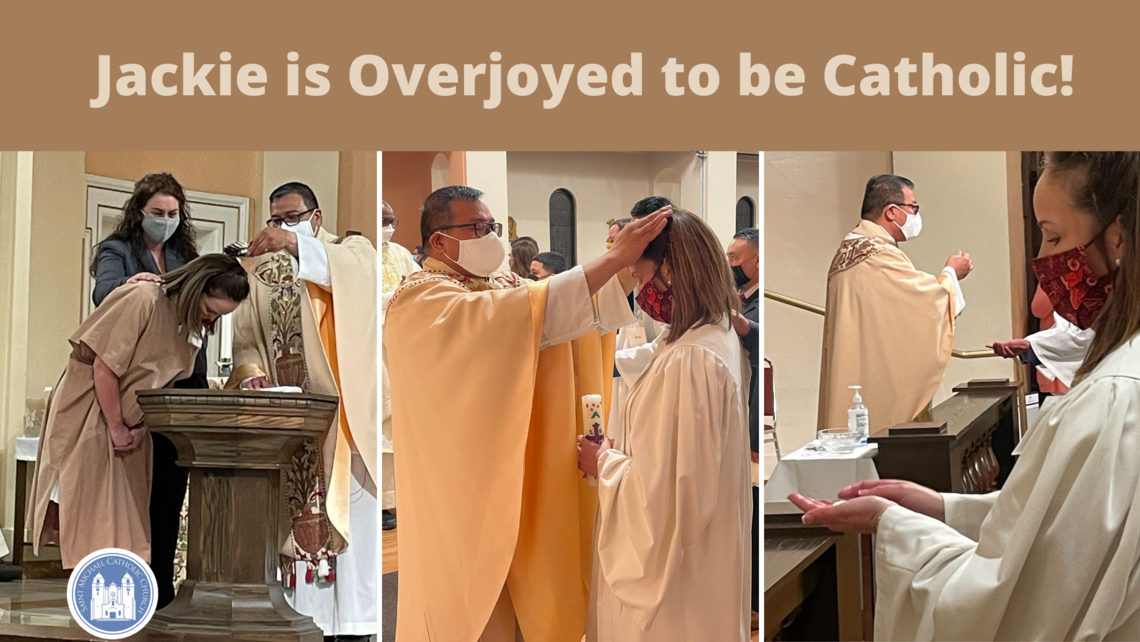 Jackie Is Overjoyed To Be Catholic
