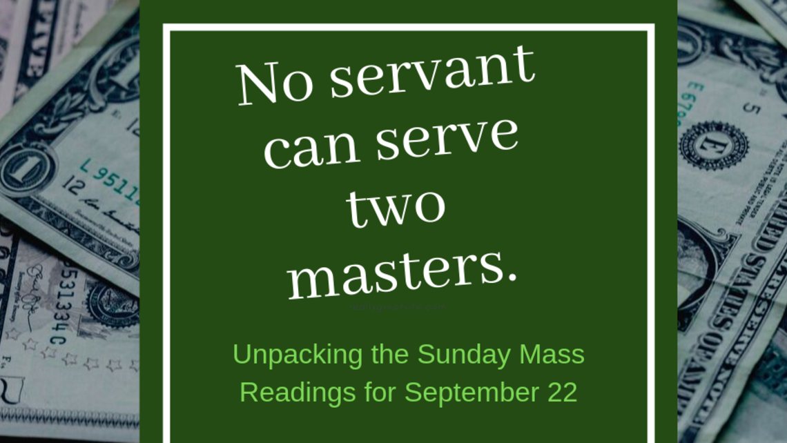 No Servant Can Serve Two Masters Twiiter