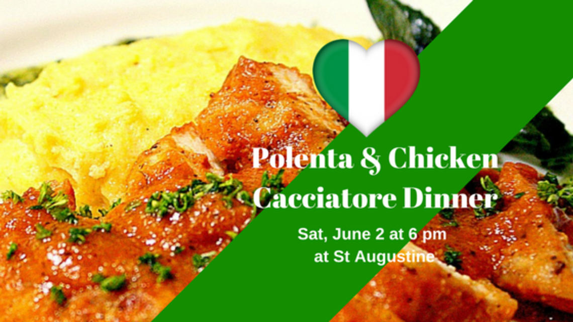 Polenta Chicken Cacciatore Dinner