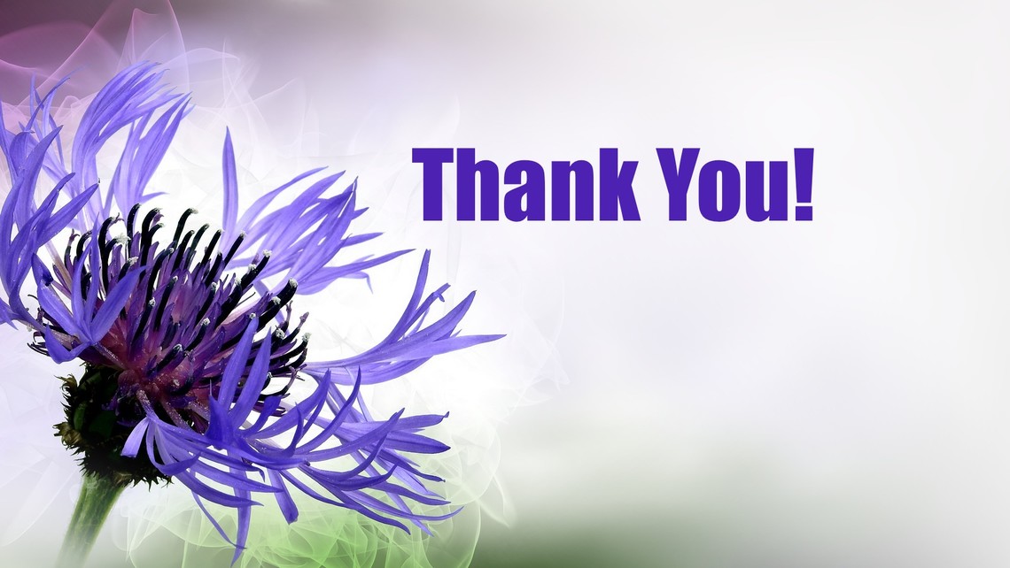 Purple Thank You