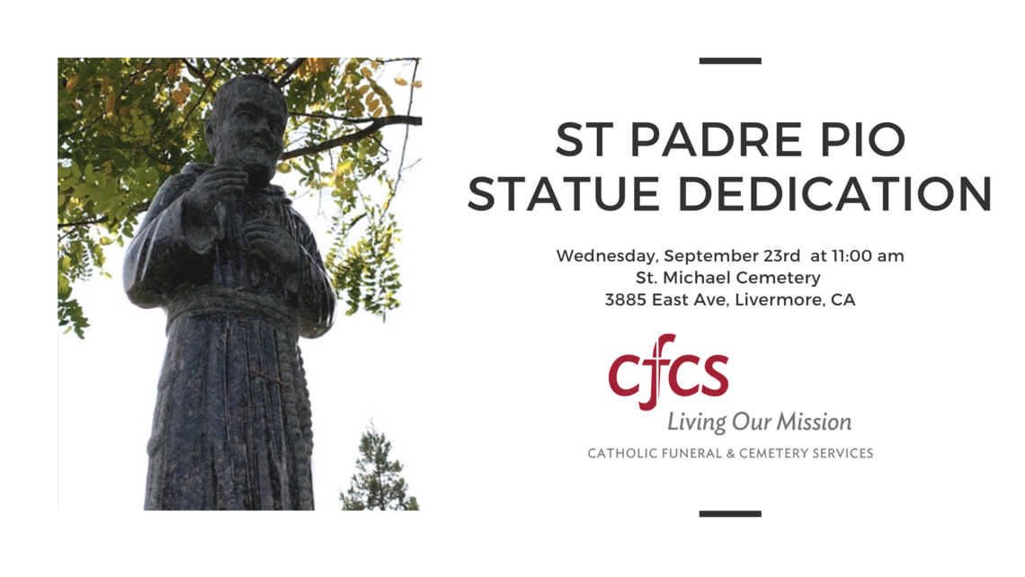 St Padre Pio Dedication