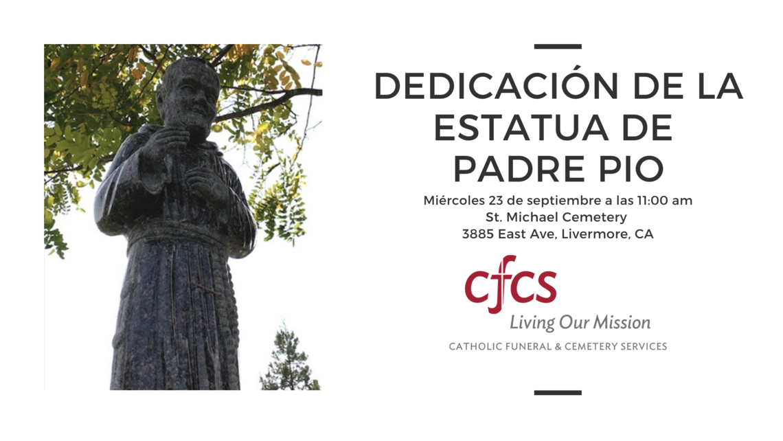 DEDICACIÓN DE LA ESTATUA DE PADRE PIO | St. Michael Catholic Church