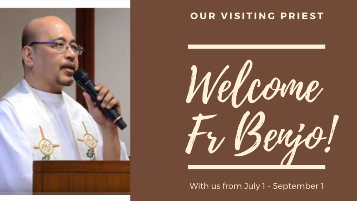 Welcome Fr Benjo Twitter