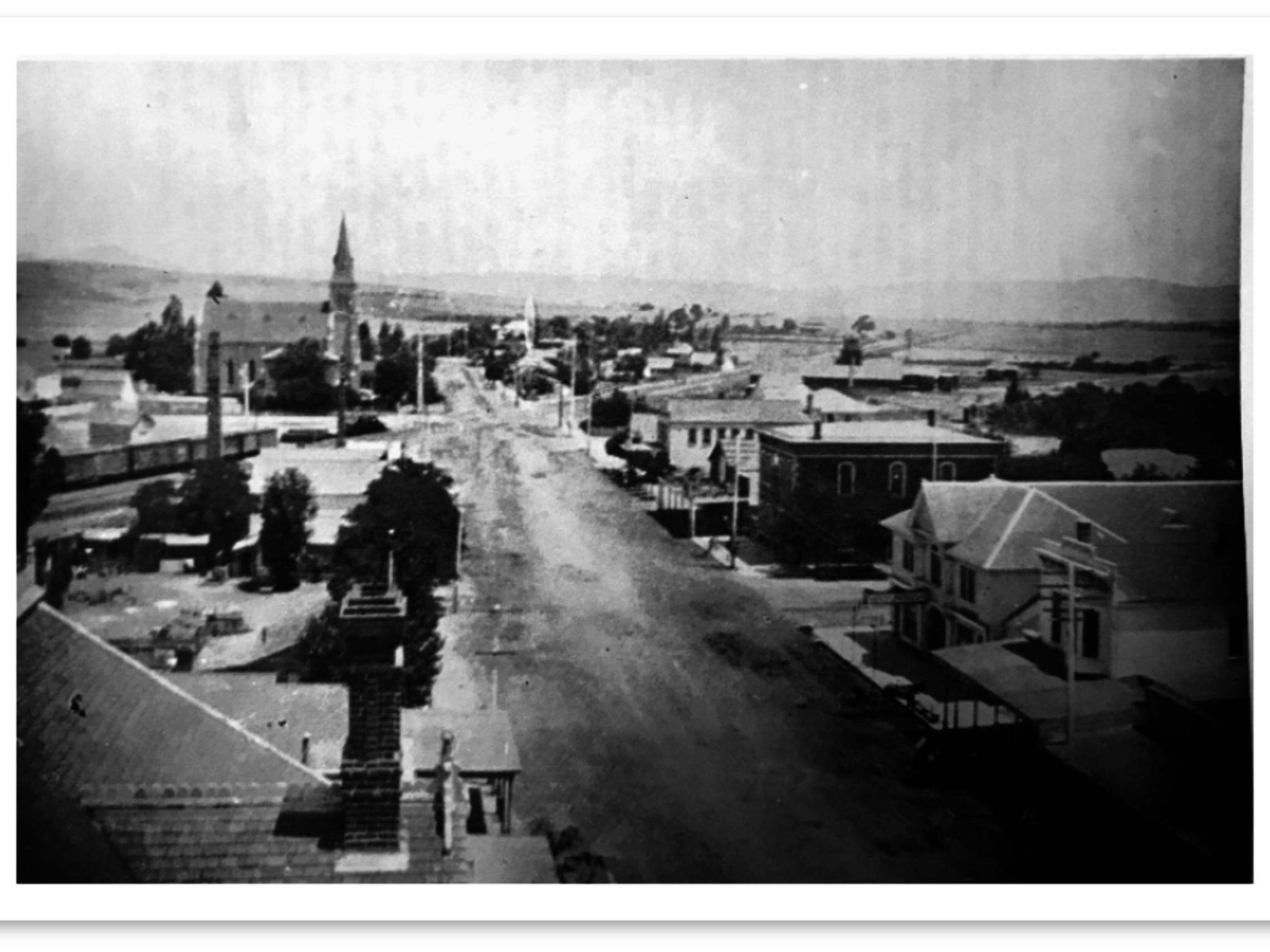 View of First Street 1900's