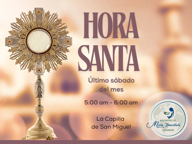 Mmi Hora Santa Last Saturday